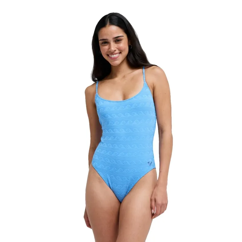 Neuheit Roxy Swimsuit Paradise Wave Silver Lake Blue