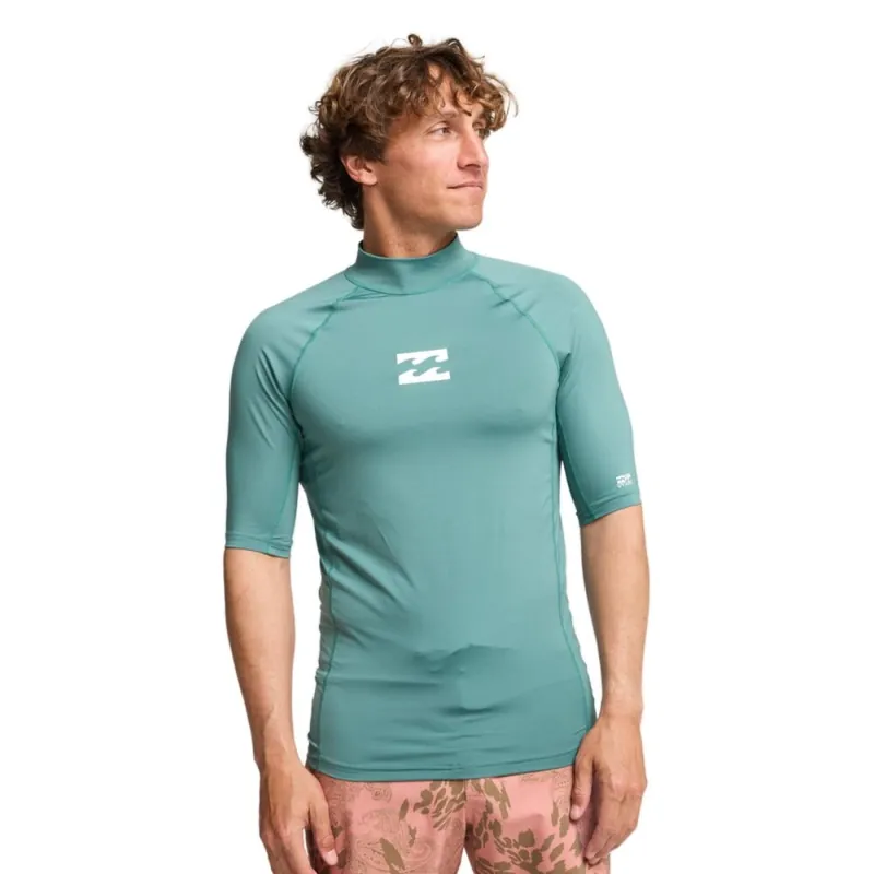 Neuheit Billabong Waves All Day SS Rashguard Sea Green M