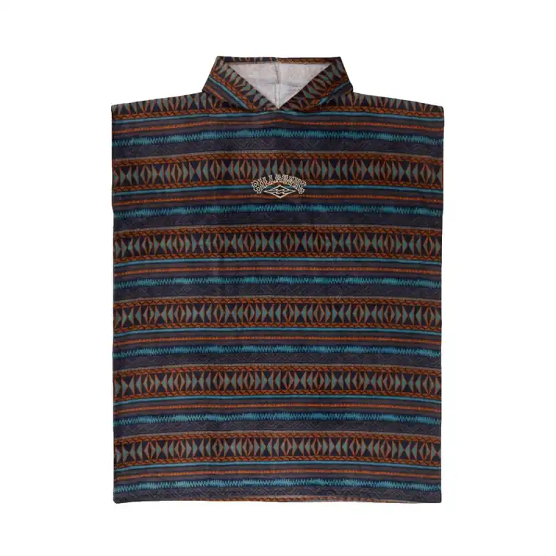 Billabong Poncho Mens Hooded Towel Charcoal Grey Heißes Angebot