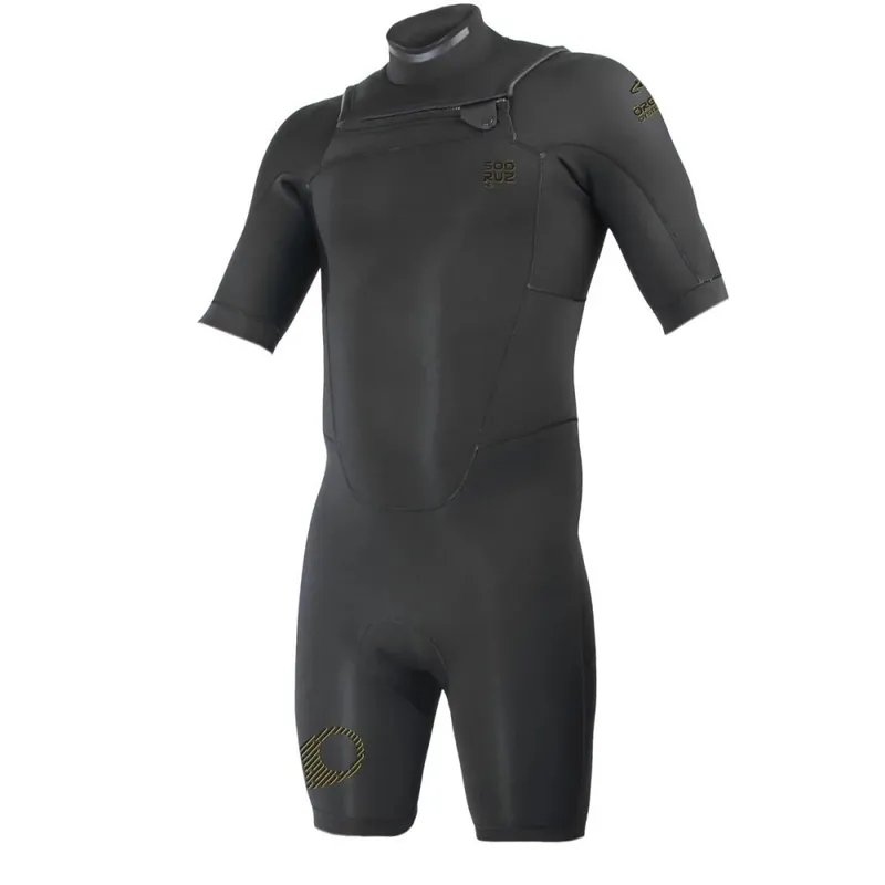 Markenprodukt Soöruz Fighter Frontzip Shorty Organic Oysterprene 2/2mm Black MT (51)