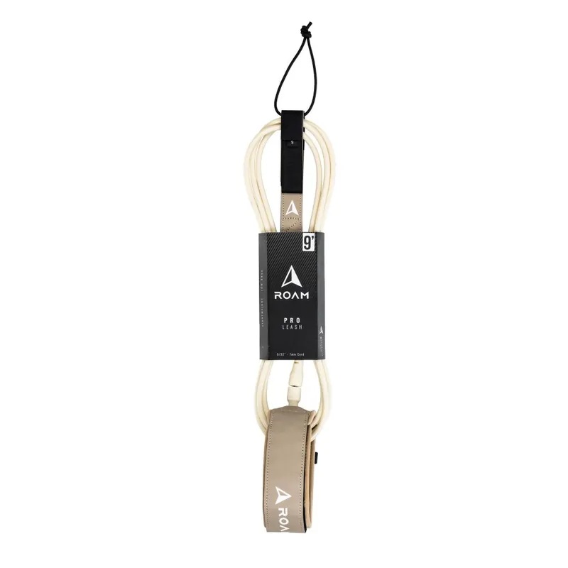 ROAM Surfboard Leash PRO 9.0 Knie Sand Neue Kollektion