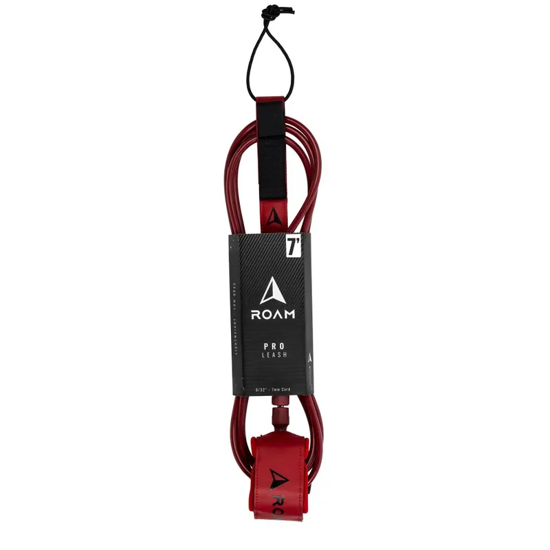 Top-Angebot ROAM Surfboard Leash PRO 7.0 Dunkelrot