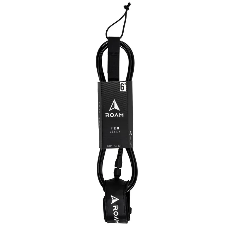 ROAM Surfboard Leash PRO 6.0 Schwarz Abverkauf