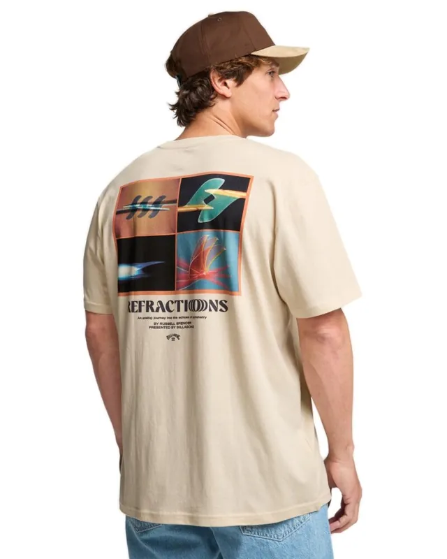 Billabong Russel Spencer Refractions Premium Tee Beige XL Saisonangebot