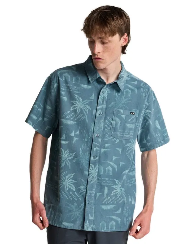 Billabong Solana Cord SS Hemd Washed Blue XL Neue Ware