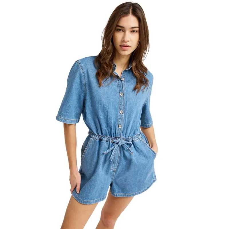 Super-Preis Roxy Real Tomorrow Denim Jumpsuit Short Surf Wash M