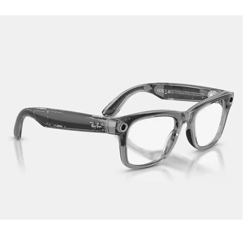 Ray-Ban Meta Wayfarer-Gen 2 Shiny Transparent Grey Transitions Sapphire Preisknaller