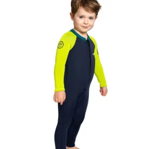 C-Skins NuWave C-Kid Baby Steamer 3/2 Neoprenanzug Bluestone Lime Geprüft