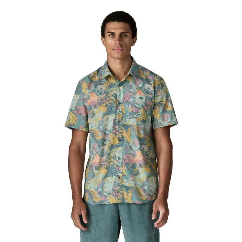 Preiswert Patagonia M´s Go To Shirt Moon Tripper Blue Sage S