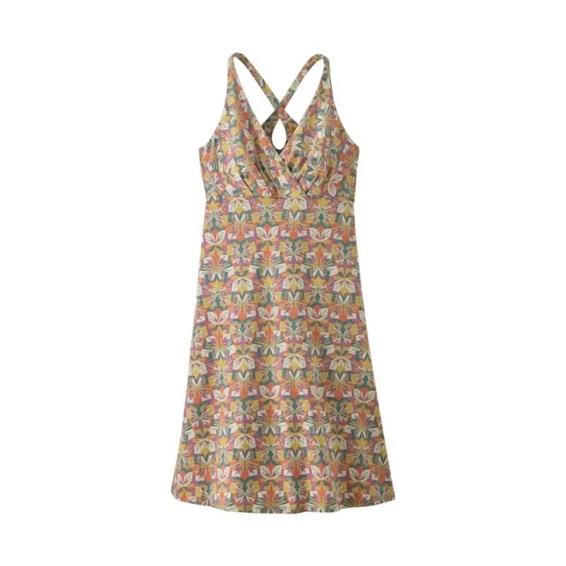Patagonia Women‘s Amber Dawn Dress Butterfly Geo Weathered Stone Wochenendangebot
