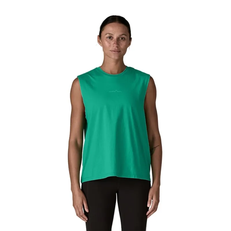 Preisknaller Patagonia Ws Multi Pitch Boxy Tank Aqua Stone S