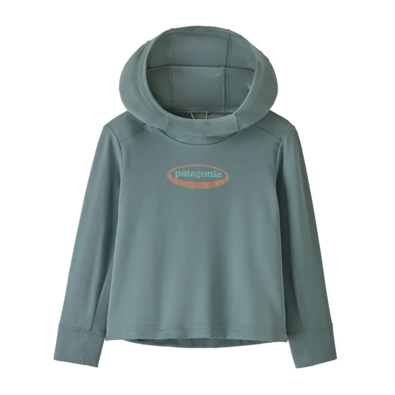 Wochenendangebot Patagonia Baby Capilene Silkweight Hoody Blue Sage