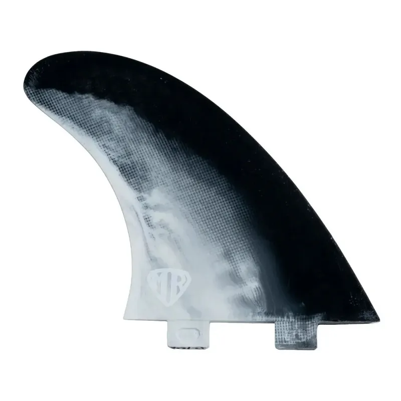 FCS MR-Twin + 1 Performance Core Böack White Swirl Tri Fin Set Neu Im Sortiment