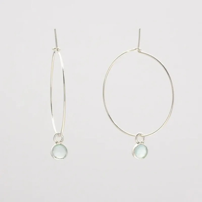 Heißes Angebot Jewelberry Kreole Briolette Azur Silber