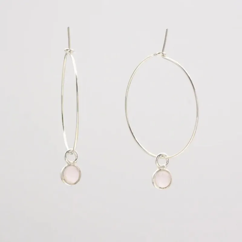 Jewelberry Kreole Briolette Rose Silber Must-Have
