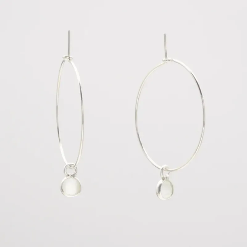 Neue Ware Jewelberry Kreole Briolette Grey Silber