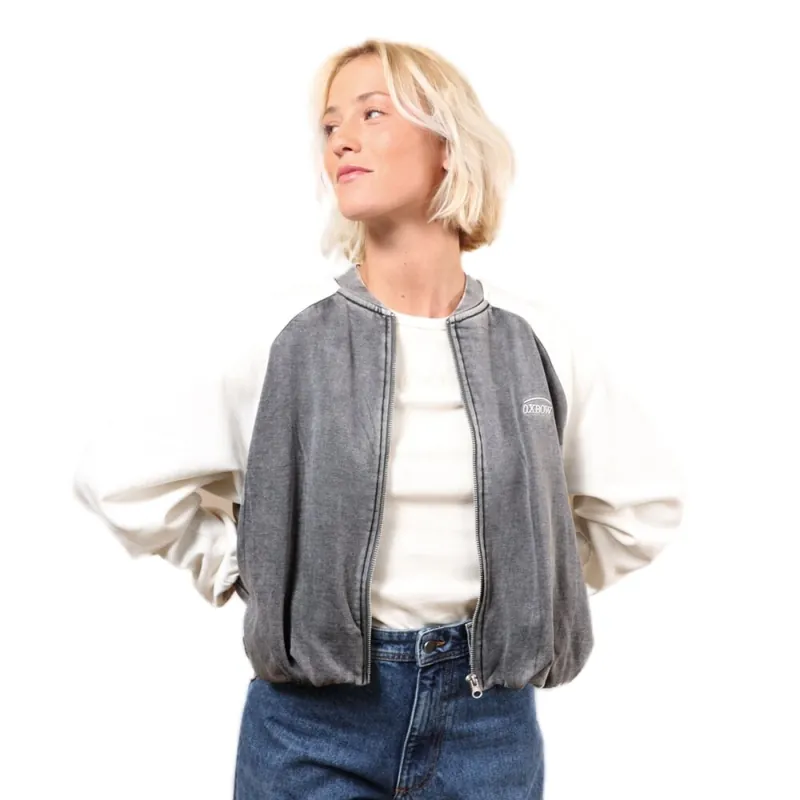 Begrenztes Angebot Oxbow Warpedflo Zipped Sweatshirt Jacket Pewter XS