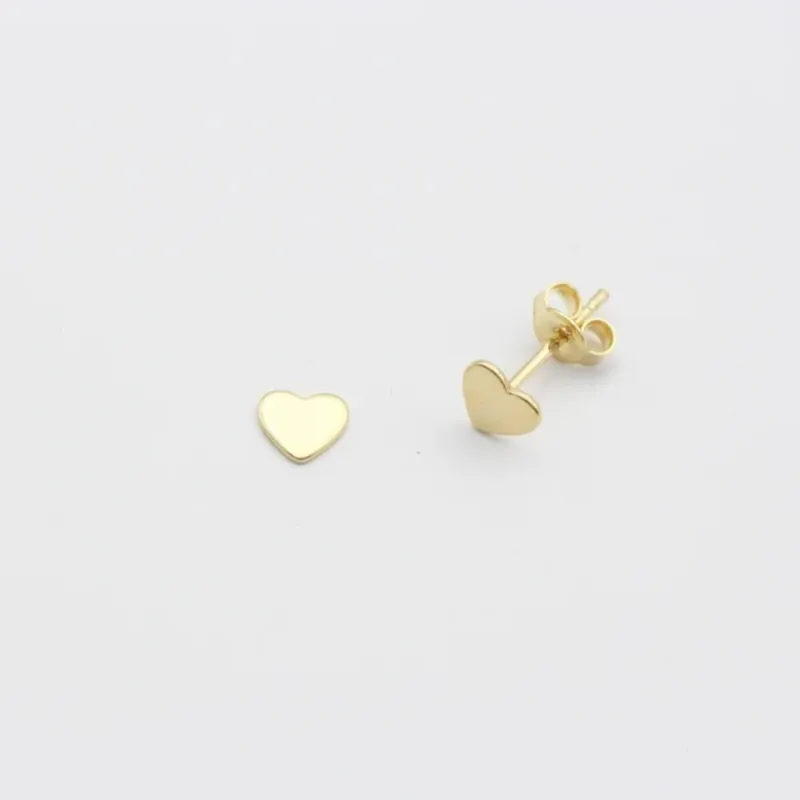 Top-Seller Jewelberry Stecker Tiny Heart vergoldet