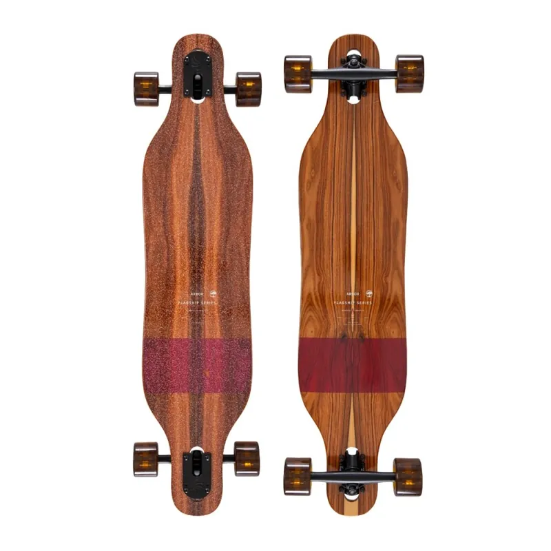 Sofort Bestellen Arbor Performance Flagship Axis 40 Longboard Komplettboard Brown Red