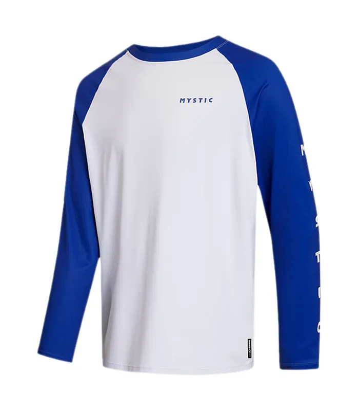 Mystic Bolt L/S Quickdry 2024 Weiß Lycra Shirt Mega-Angebot