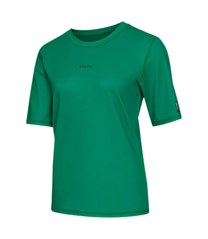 Neu Mystic Solstice S/S WMN 2024 Grün Lycra Shirt