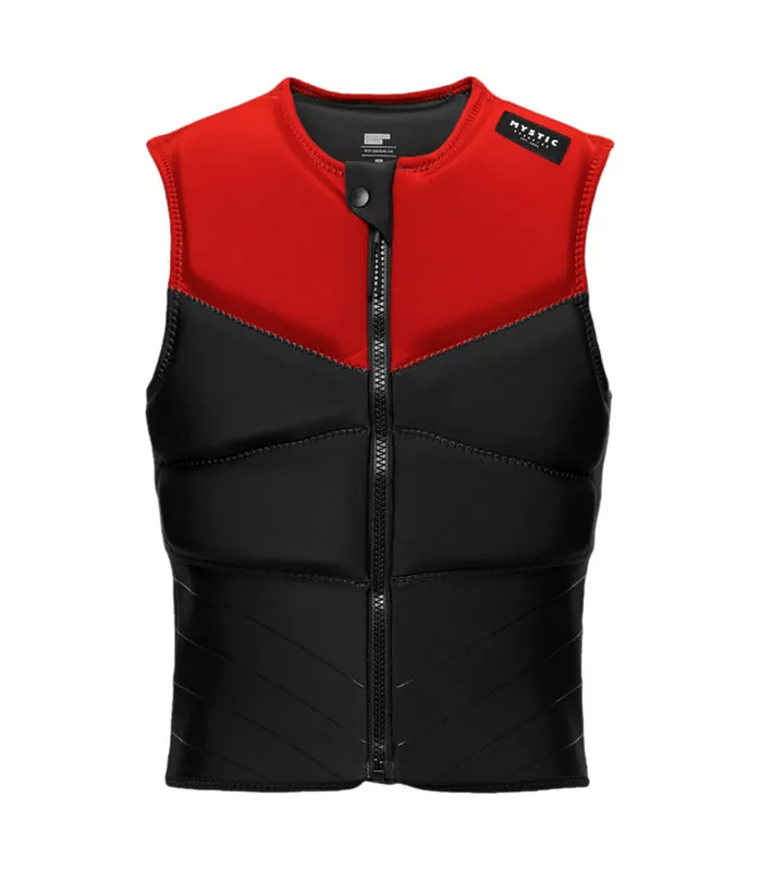 Super-Preis Mystic Block Fzip 2026 Rot Prallschutzweste halb gepolstert