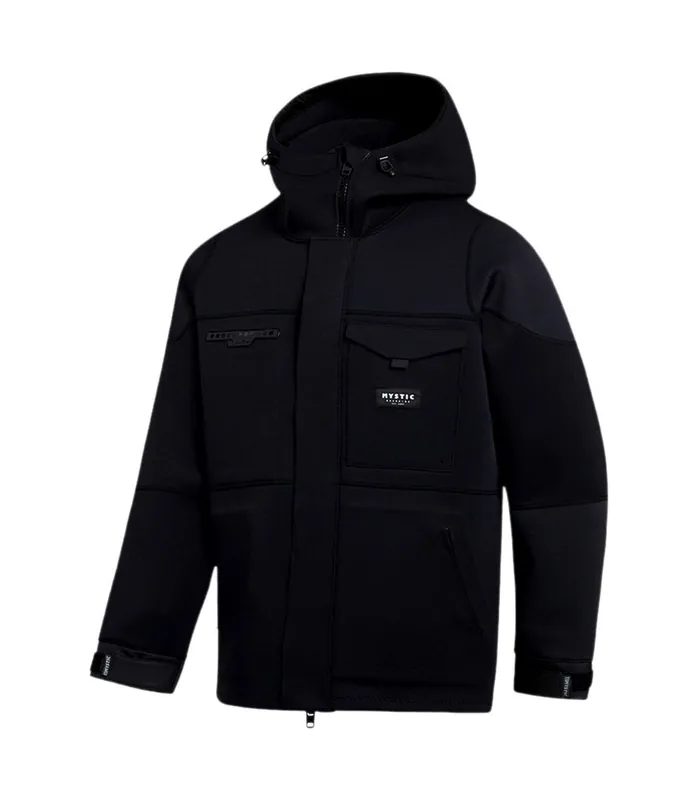 Mystic Vortex Fidlock Neo Jacket 3/2mm 2026 Schwarz Neopren Jacke Markenware