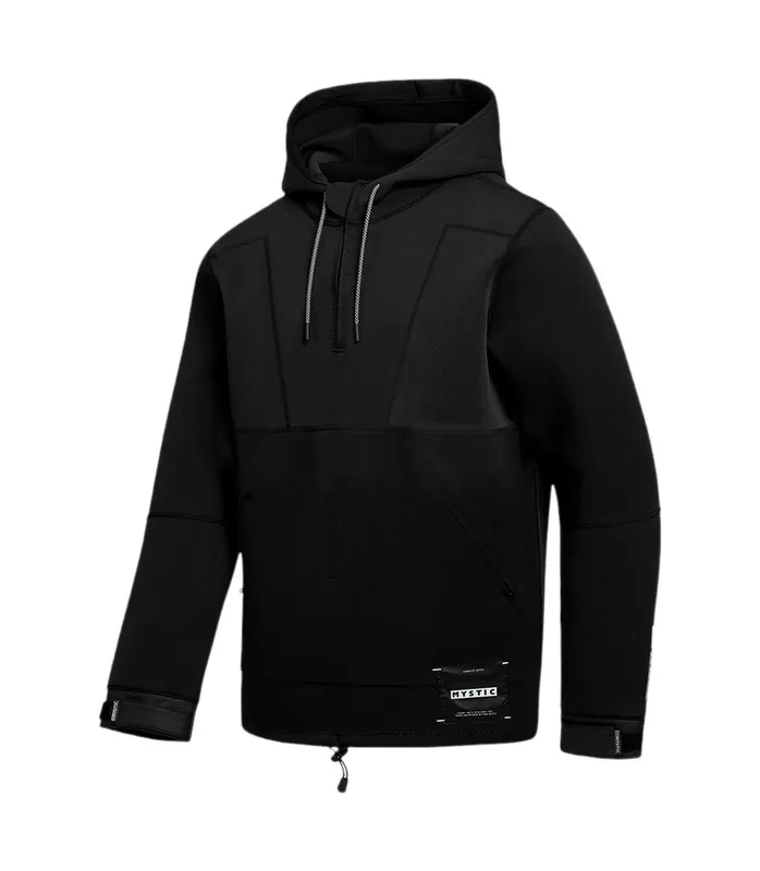 Angebot Mystic Fulmar Neo Hoodie 3/2mm 2025 Schwarz Neopren Jacke