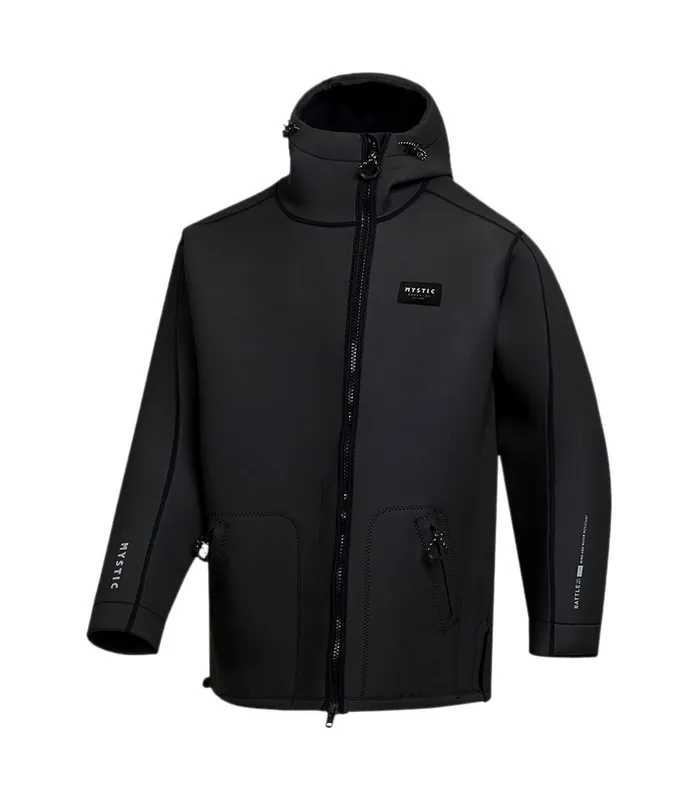 Direkt Vom Hersteller Mystic Battle Ne Jacket 3/2mm 2026 Schwarz Neopren Jacke