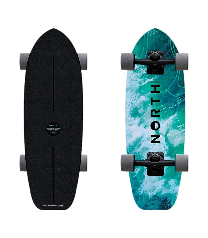Super-Preis North Track Skate Board Schwarz Skateboard