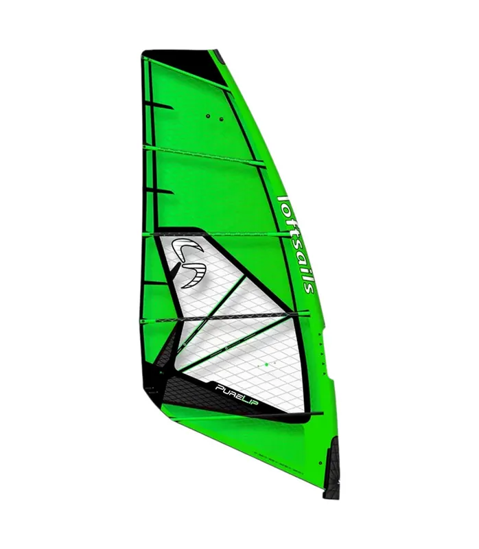 Loftsails Purelip 2025 Grün Wave Windsurfsegel Expressversand
