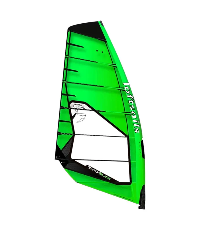 Loftsails Switchblade 2025 Grün Freerace Windsurfsegel Meistverkauft
