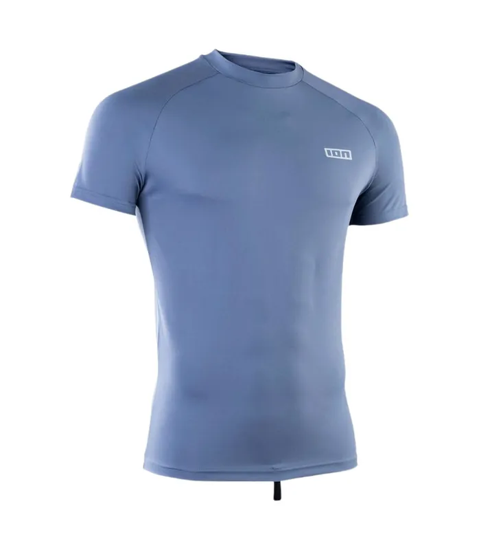 Schnäppchen ION Rashguard SS men 2025 Blau Lycra Shirt