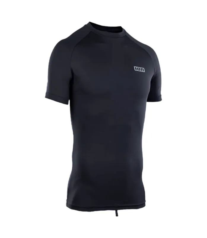 Direkt Vom Hersteller ION Rashguard SS men 2025 Schwarz Lycra Shirt