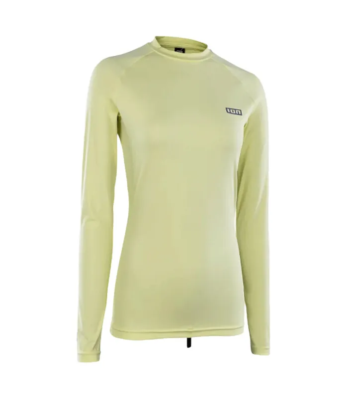 ION Rashguard LS Wmn 2024 Gelb Lycra Shirt Schnäppchen