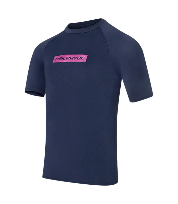 Beliebt Neilpryde Rise Rashguard S/S Blau Lycra Shirt