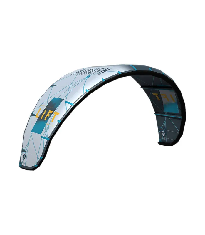 Finale Aktion Airush Lift Team V3 2025 Grau Allround & Freeride Kite