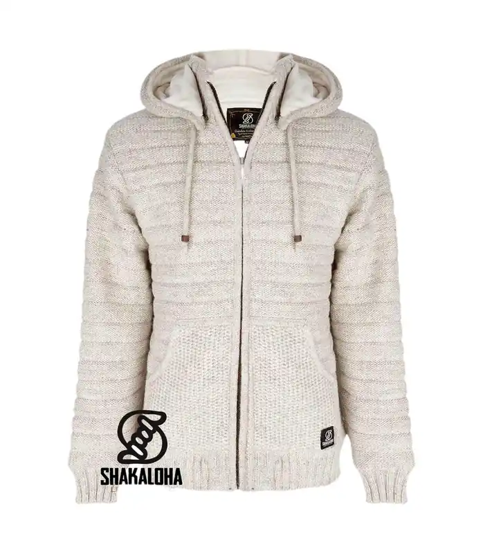 Shakaloha M Chuck Ziphood Beige Weste Wochenendangebot