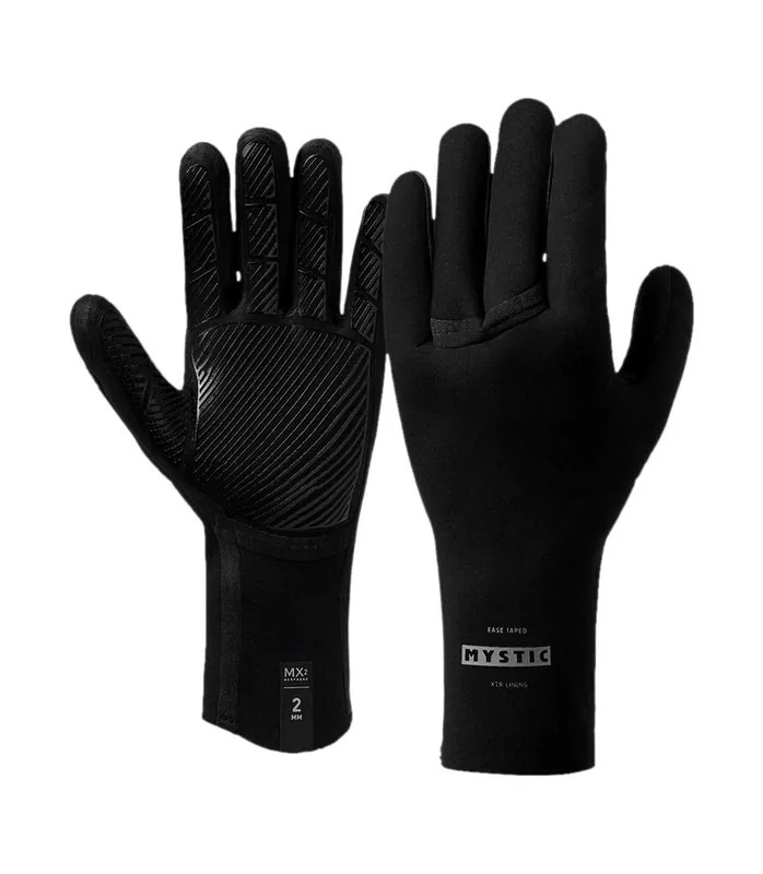 Ausverkauf Mystic Ease Glove 3mm 5Finger Schwarz Neopren Handschuh