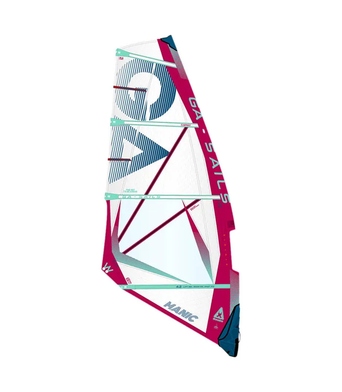 Gaastra Manic 2025 Weiß Wave Windsurfsegel Ausverkauf