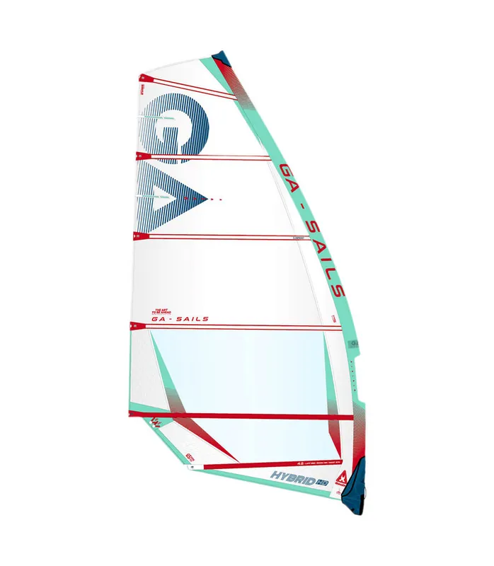 Gaastra Hybrid 2025 Weiß Freeride Windsurfsegel Begrenztes Angebot