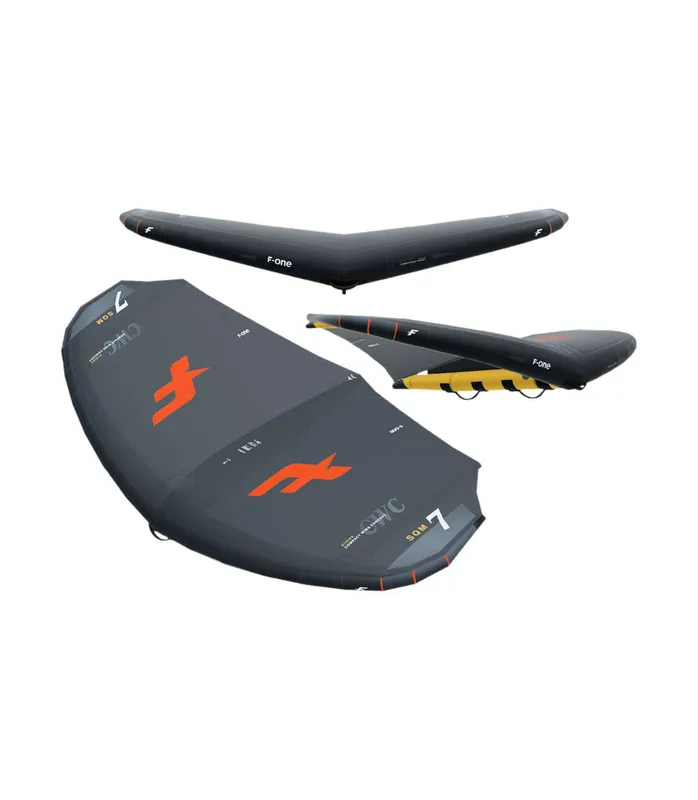 Beliebt F-One Strike V4 Cwc Aluula & Handles 2024 Blau Freeride Wing
