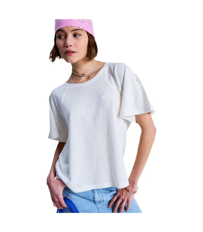 Roxy TIME FOR PALM T 2026 Weiß T-shirt Ausverkauf
