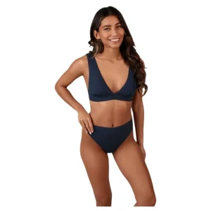 Brunotti Forte-Rib Top 2025 Blau Bikini Top Bestseller