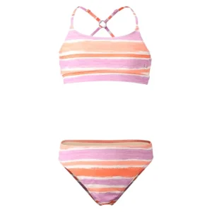 Brunotti Sofia-Stripe Girls 2025 Weiß Bikini Beliebt