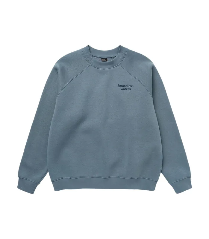 Mystic Enroute Crew Sweat 2026 Blau Pullover Nur Für Kurze Zeit