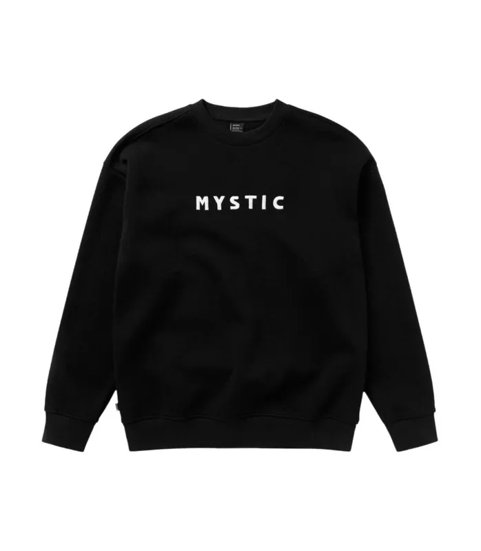 Super-Preis Mystic Brand Crew Sweat 2026 Schwarz Pullover