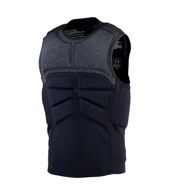 Finale Aktion Prolimit Mercury Half Padded Zipperless 2026 Schwarz Prallschutzweste halb gepolstert