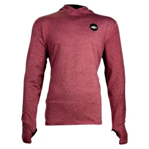 Naish Long Sleeve Loose Fit Hooded Rot T-shirt Abverkauf