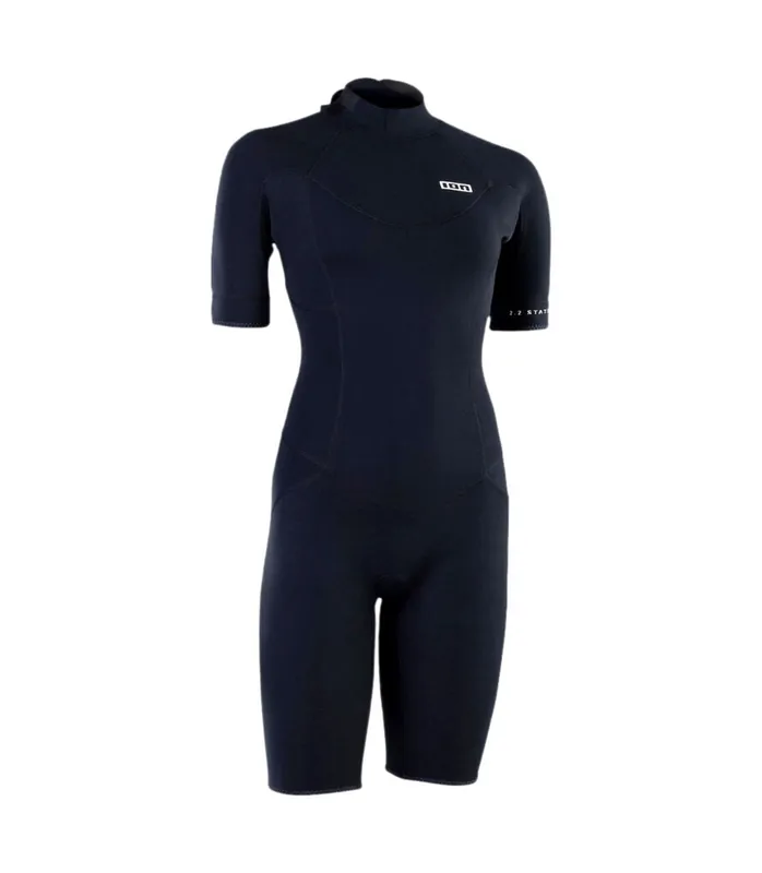Nur Für Kurze Zeit ION Static 2/2 SS Back Zip wmn 2026 Schwarz Shorty
